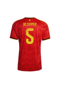 Belgia Maxim De Cuyper #5 Jalkapallovaatteet Kotipaita MM-kisat 2026 Lyhythihainen